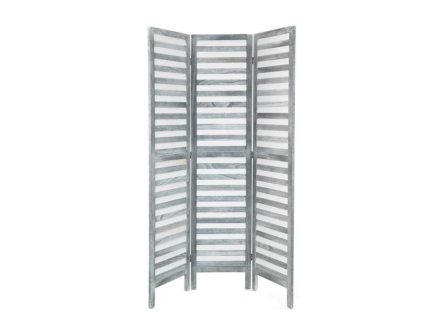 RAUMTEILER Cottage 3-tlg. Holz grau