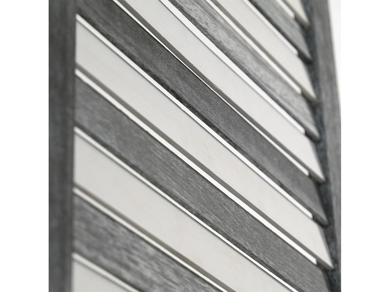 RAUMTEILER Cottage 3-tlg. Holz grau