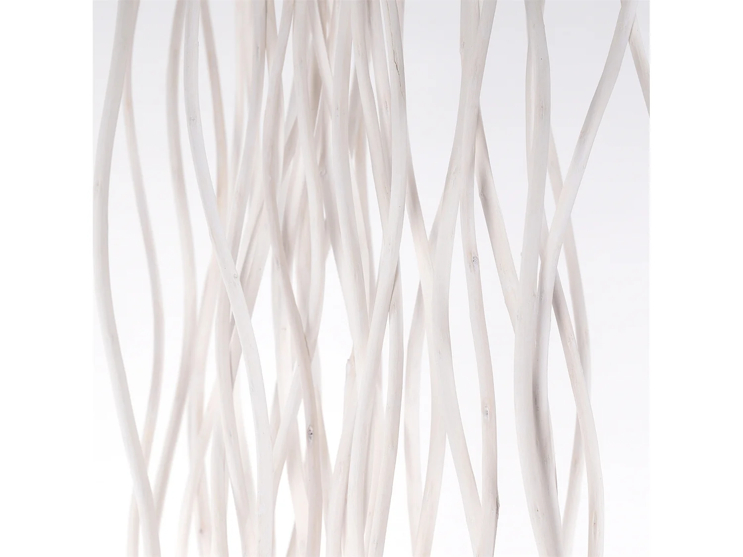 PARAVENT Vague 3 Branches de saule weiß
