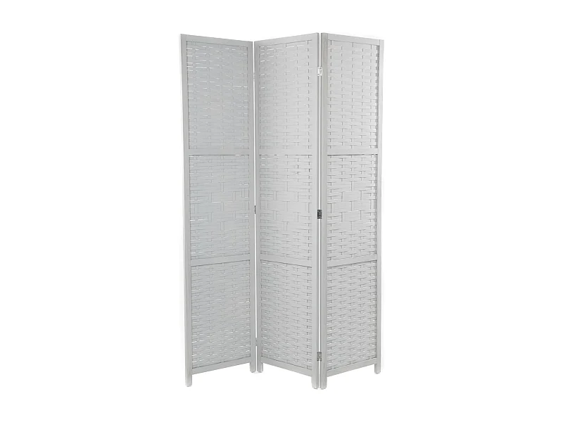 RAUMTEILER Bambu 3-tlg. Bambus Holz grau