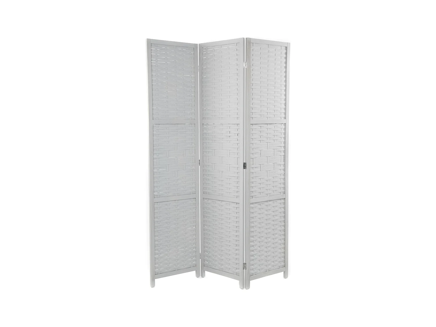 RAUMTEILER Bambu 3-tlg. Bambus Holz grau