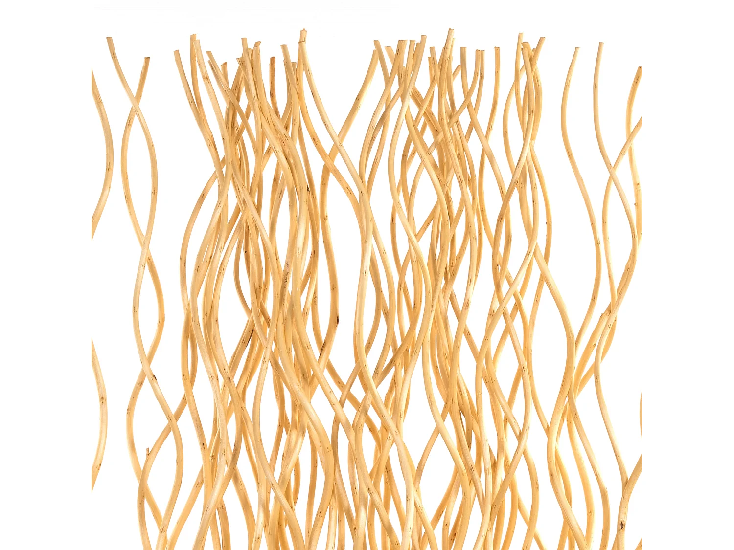 RAUMTEILER  WAVE Weidenzweige honigfarben
