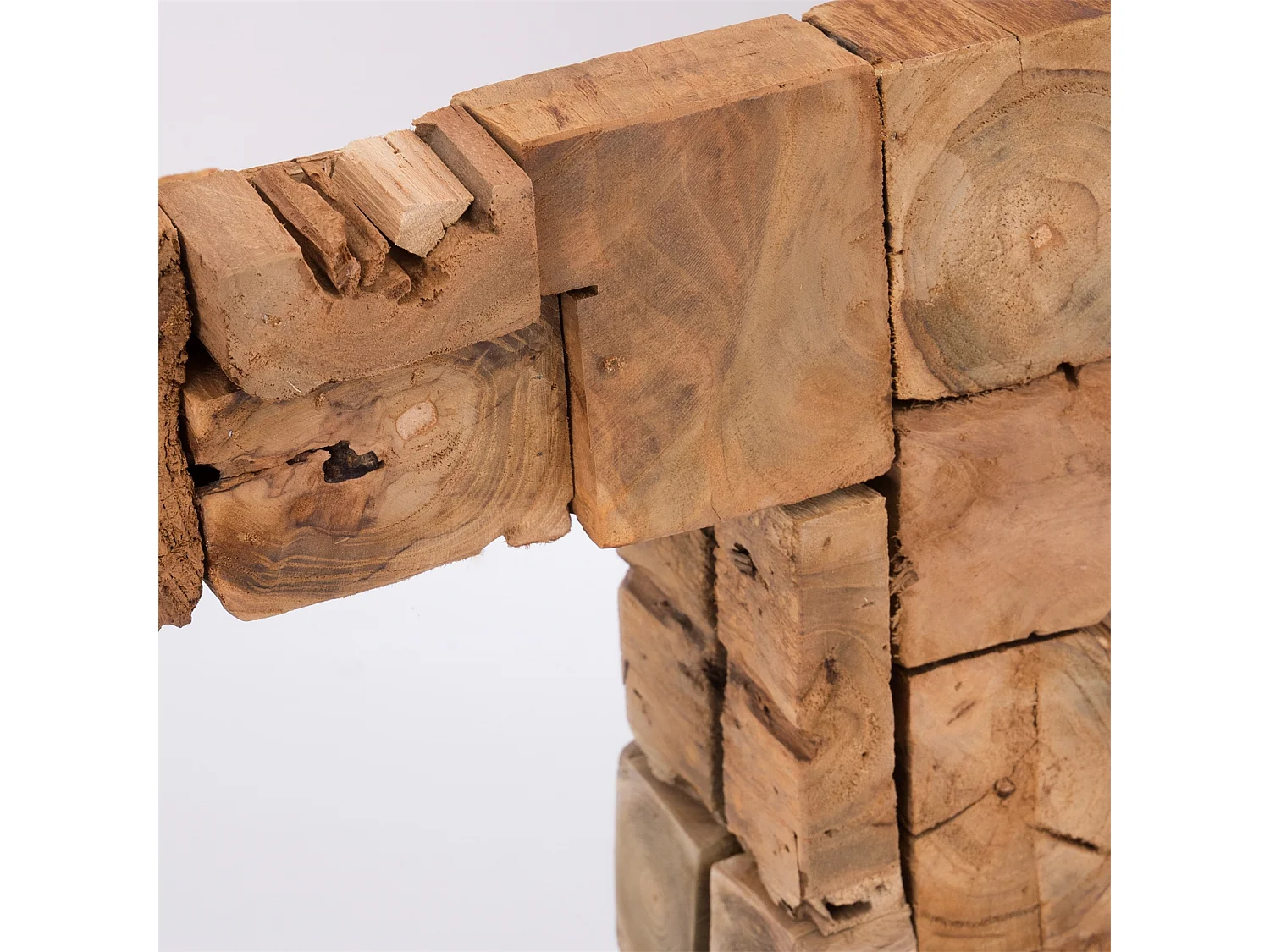 WANDSPIEGEL  Mosaik 50x50cm Massivholz naturfarben