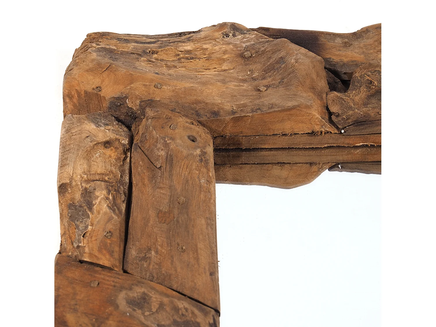 MIROIR MURAL TECK 50 Teck (érosion) couleurs naturelles