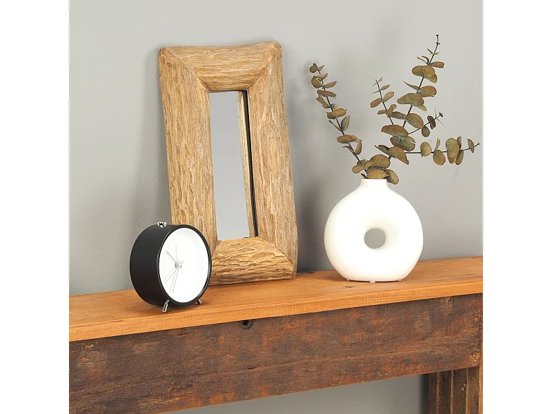 WANDSPIEGEL Base B 35x20cm, Massivholz naturfarben