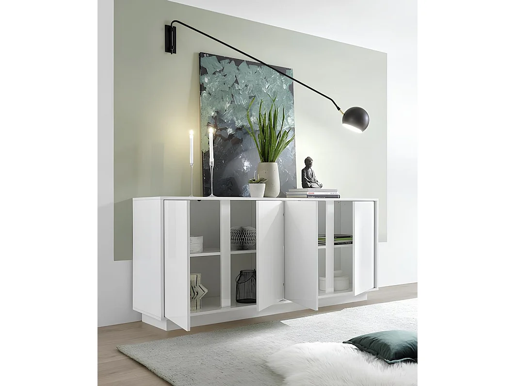 Salle à manger ICE blanc laqué - SANS Argentier