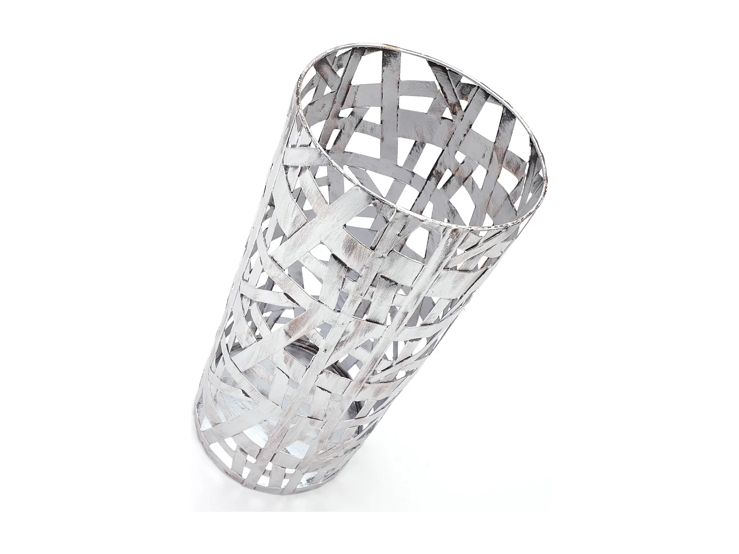 SCHIRMSTÄNDER CHICAGO Metall antik-silber