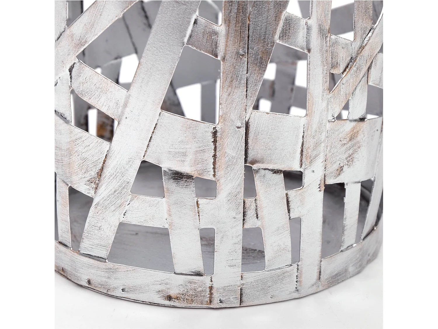 SCHIRMSTÄNDER CHICAGO Metall antik-silber