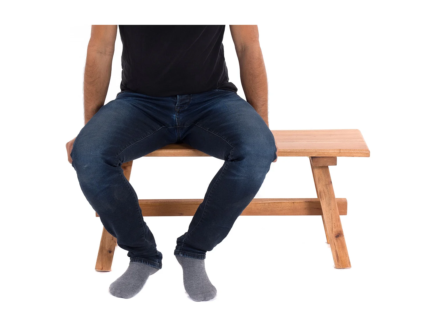 SITZBANK ANZIO 90  Mahagoni Massivholz, zusammenklappbar 08 honigfarben gewachst