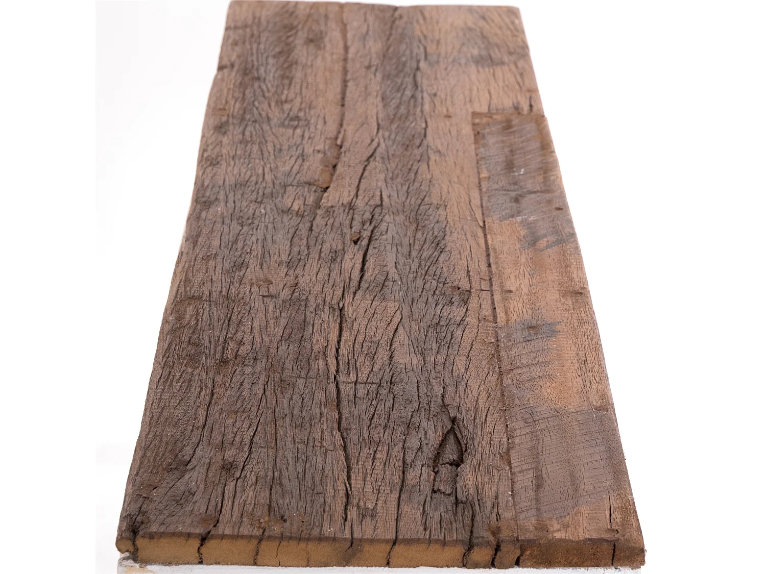 SITZBANK Aldo Recyclingholz massiv, Bein einklappbar 06 weiß-landhaus