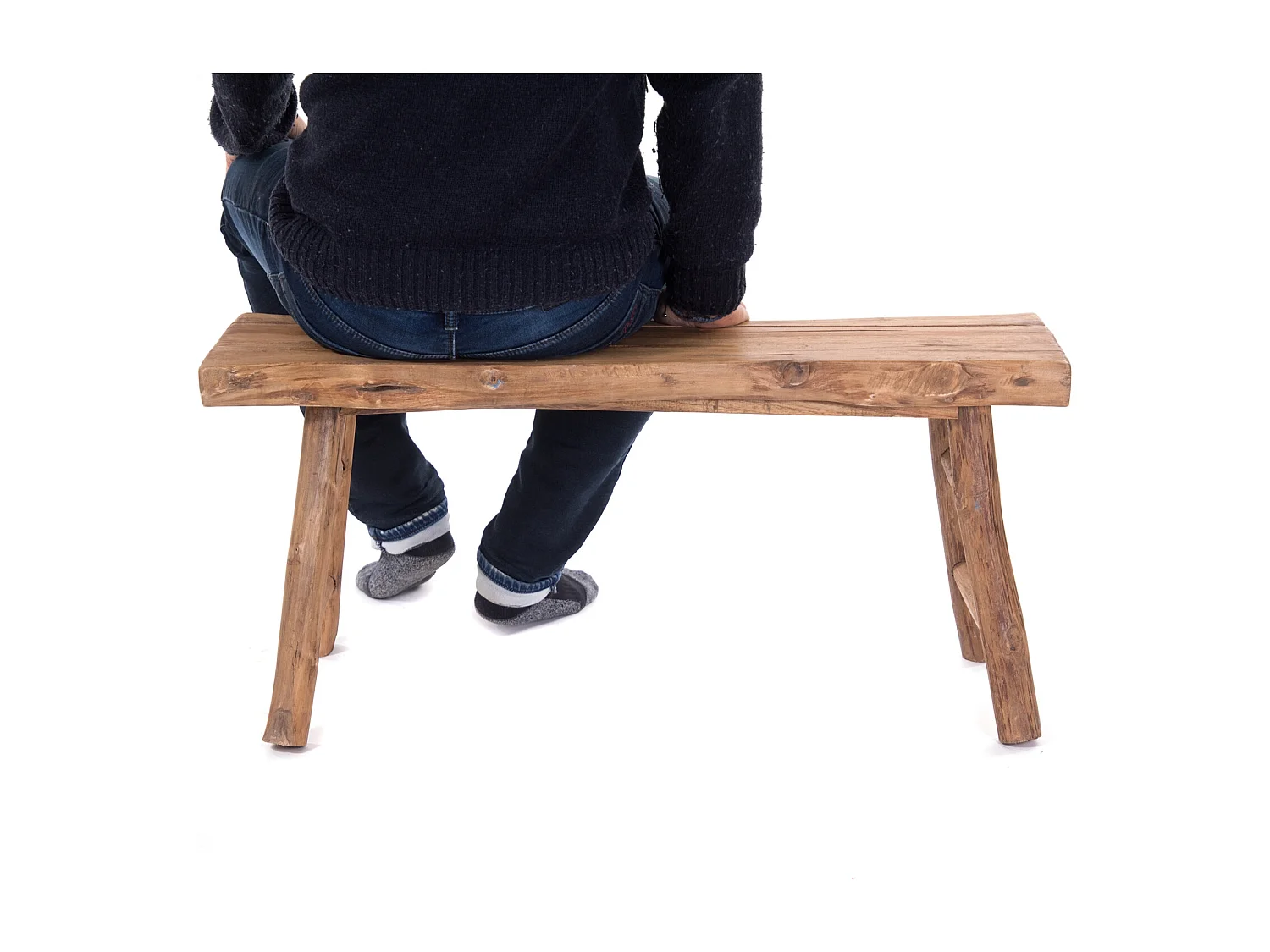 BANC Malu 93 Teck massif couleurs naturelles