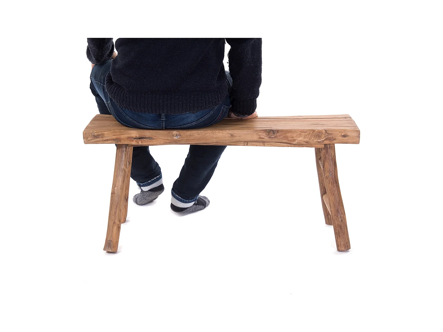 BANC Malu 93 Teck massif couleurs naturelles