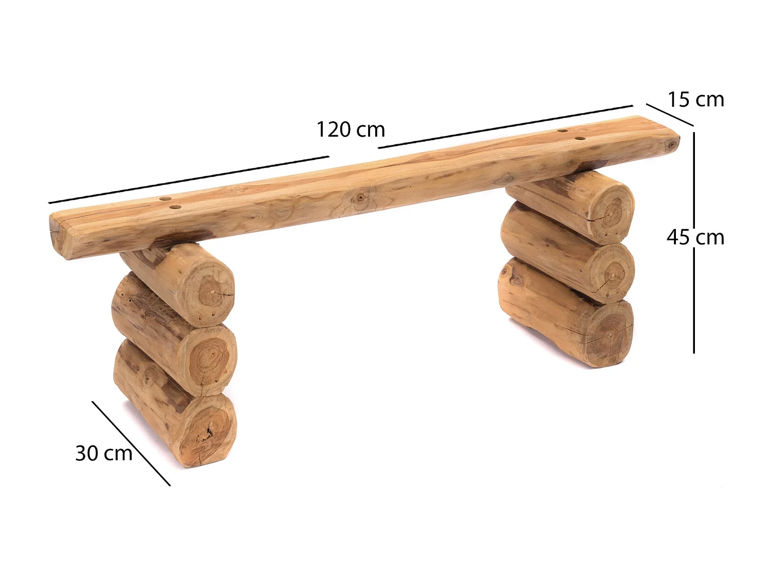 BANC Nila 15 Teck massif