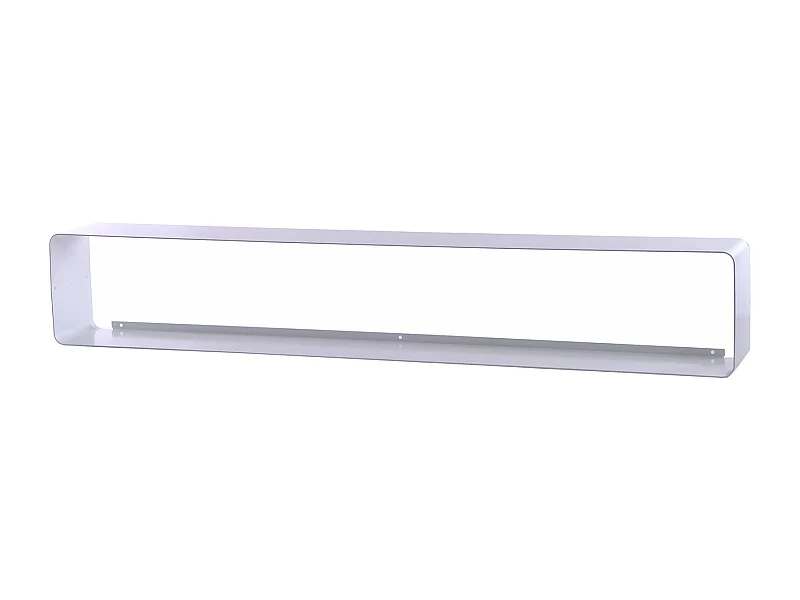 DVD &  BLU-RAY REGAL  CUBE 120 Metall, Lounge Design weiß