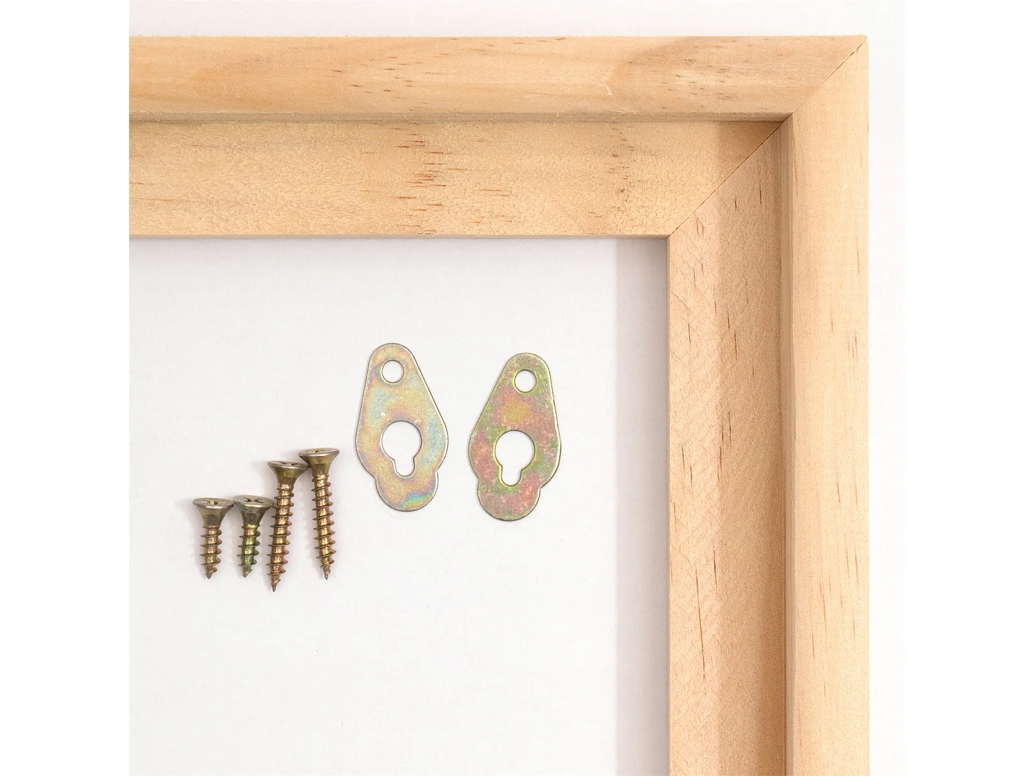 CADRE À JOINTS D'OMBRE ensemble de 2 pour toiles sur châssis nature