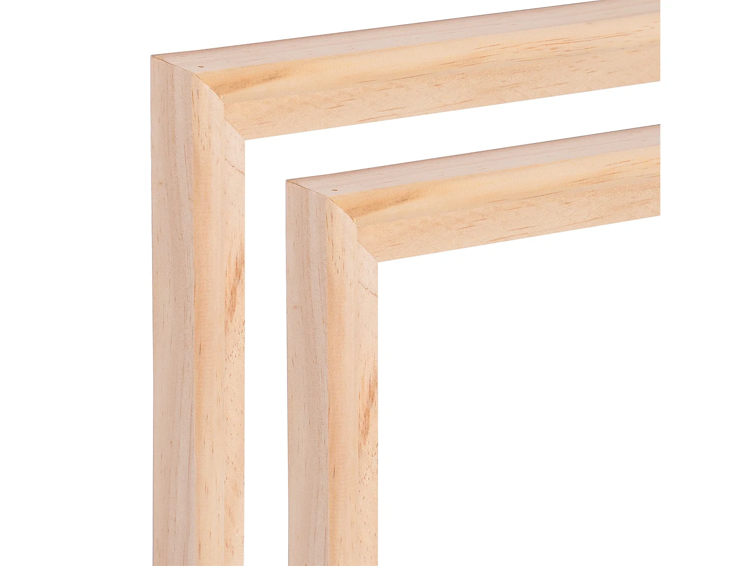 CADRE À JOINTS D'OMBRE Set de 2 pour toiles sur châssis nature