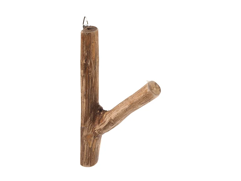 GARDEROBENHAKEN LIMB Teakholz Wurzel