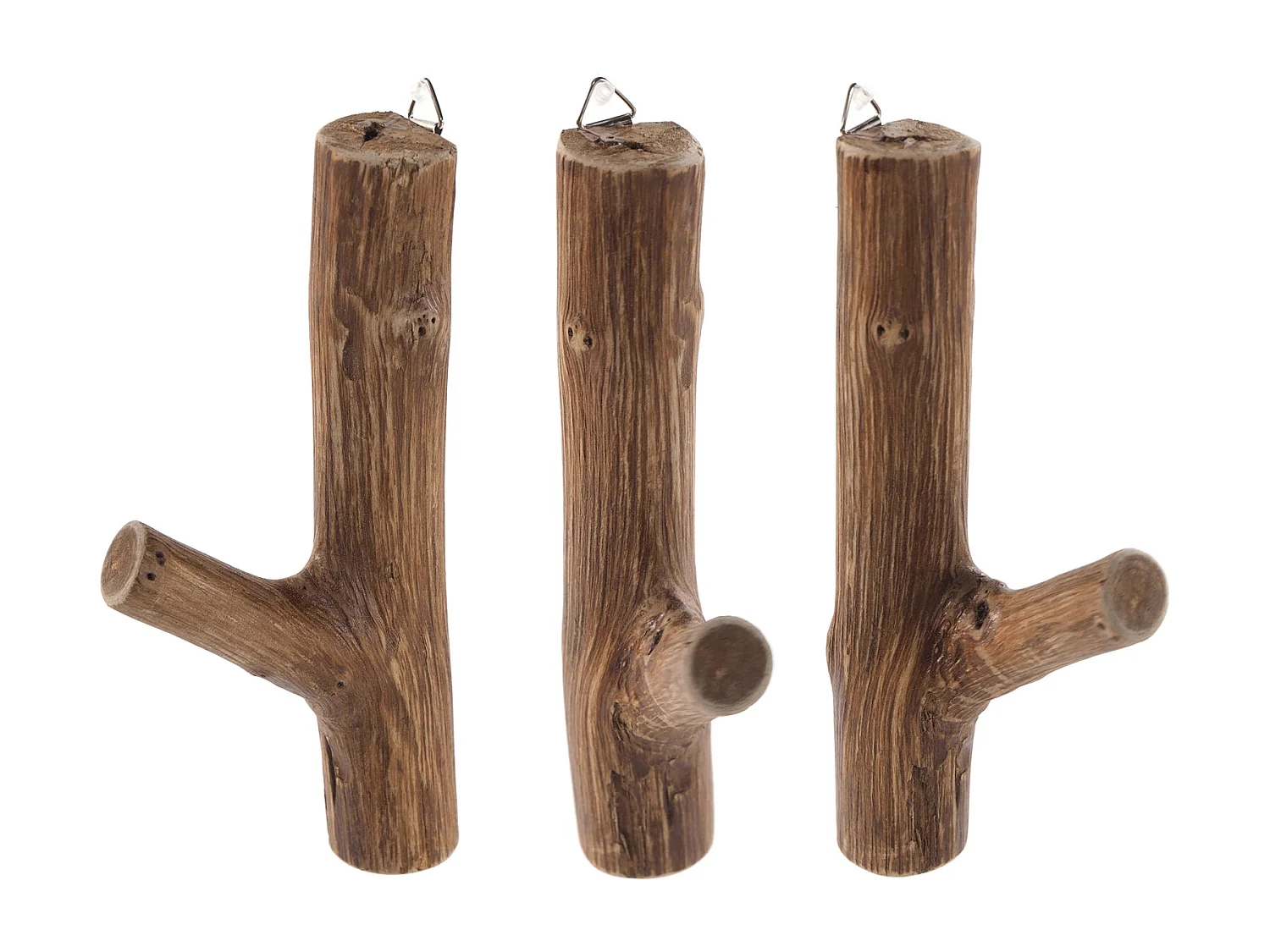 GARDEROBENHAKEN LIMB Teakholz Wurzel