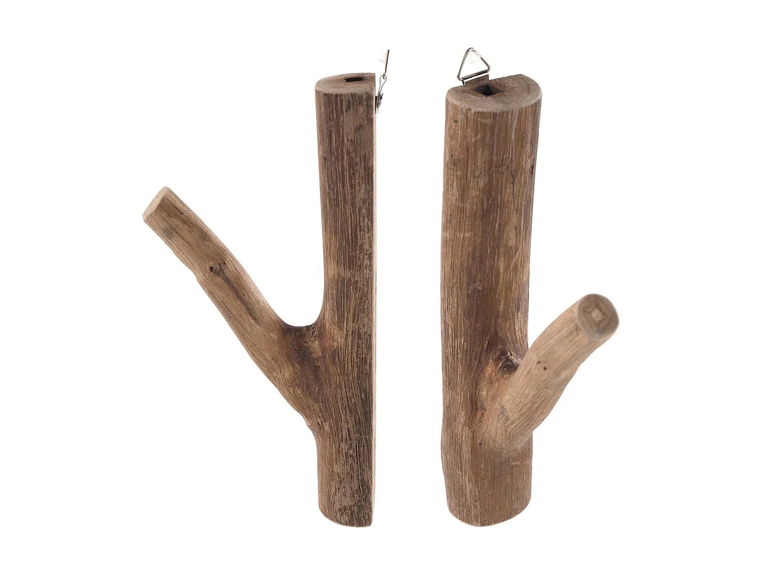 GARDEROBENHAKEN LIMB Teakholz Wurzel