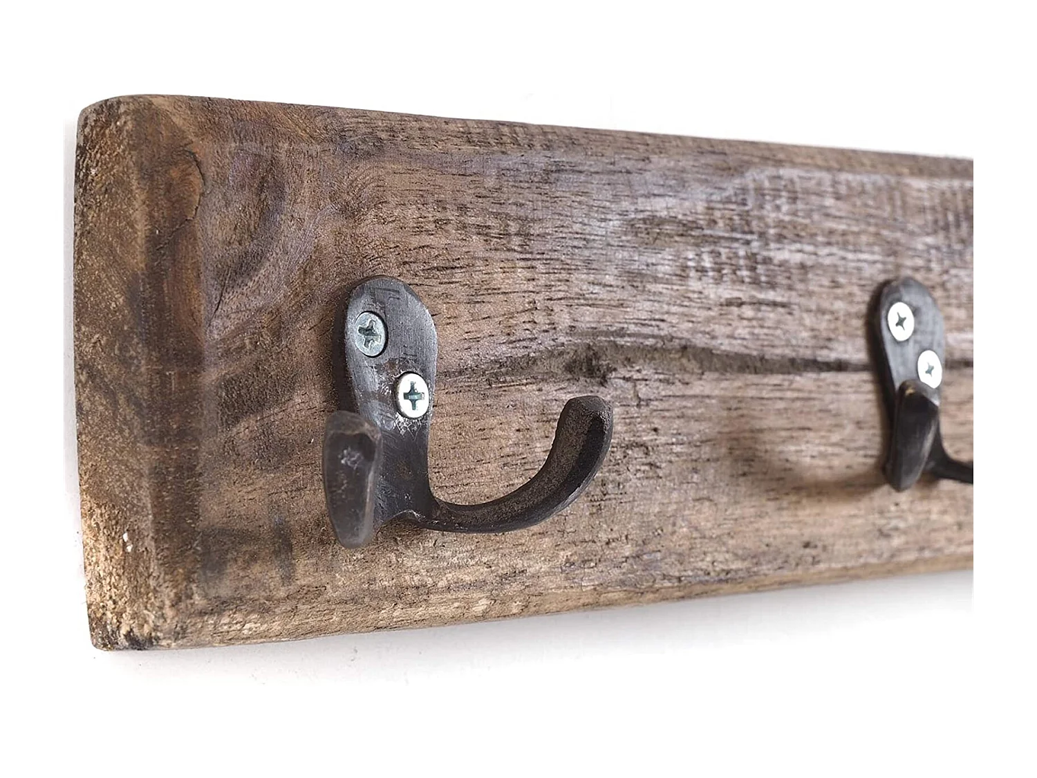 PORTE-MANTEAU MURAL CASA 60 bois de recyclage couleurs naturelles