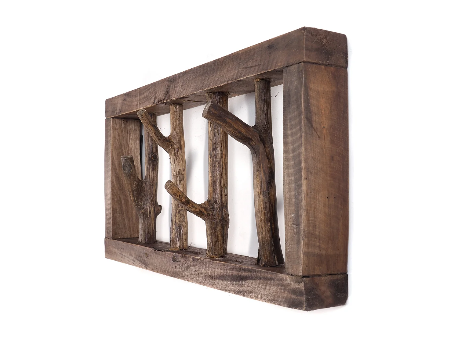 PORTE-MANTEAU MURAL LIMB bois flotté 01 natur-vintage