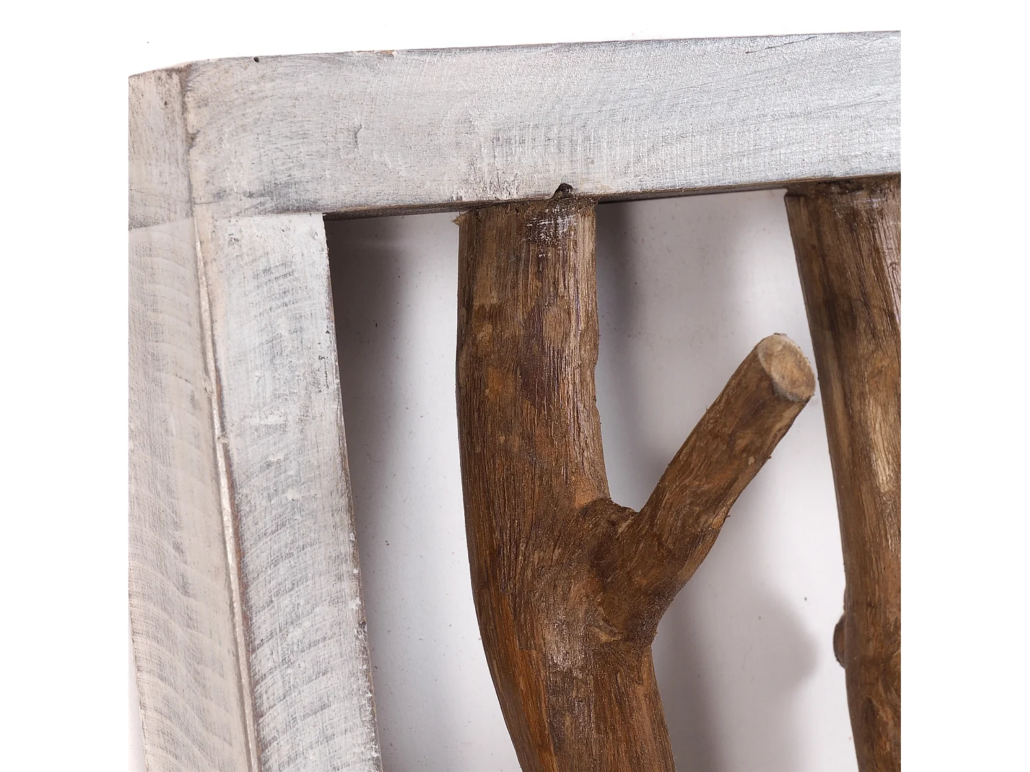 PORTE-MANTEAU MURAL LIMB bois flotté 05 weiß-natur