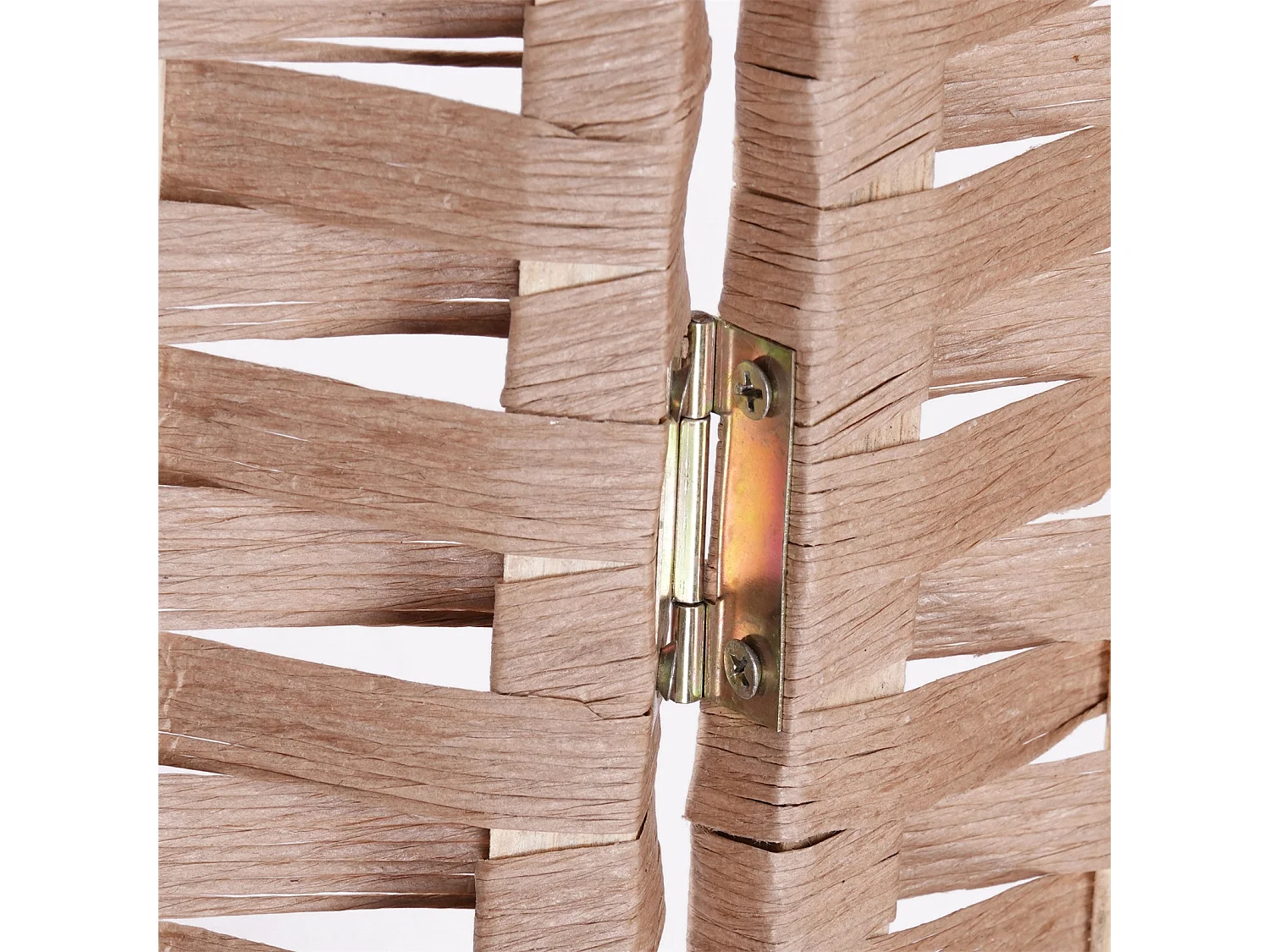 RAUMTEILER Quinn 3-tlg. 166x121 cm, Rattan-Look natur