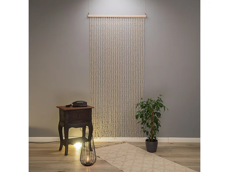 TÜRVORHANG River 200x90 cm beige