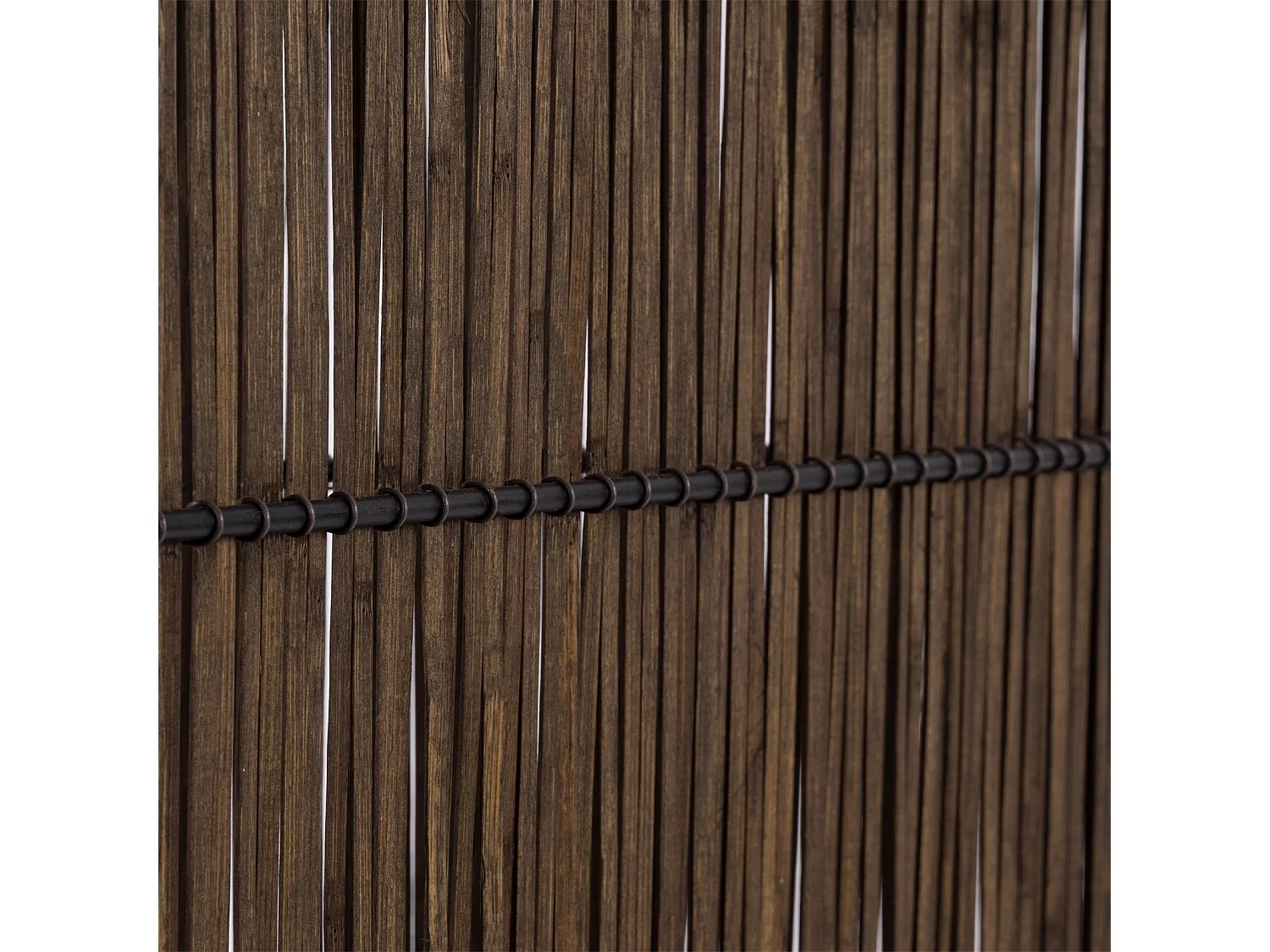 RAUMTEILER  Spike 3-tlg. Weidenholz, klappbar braun