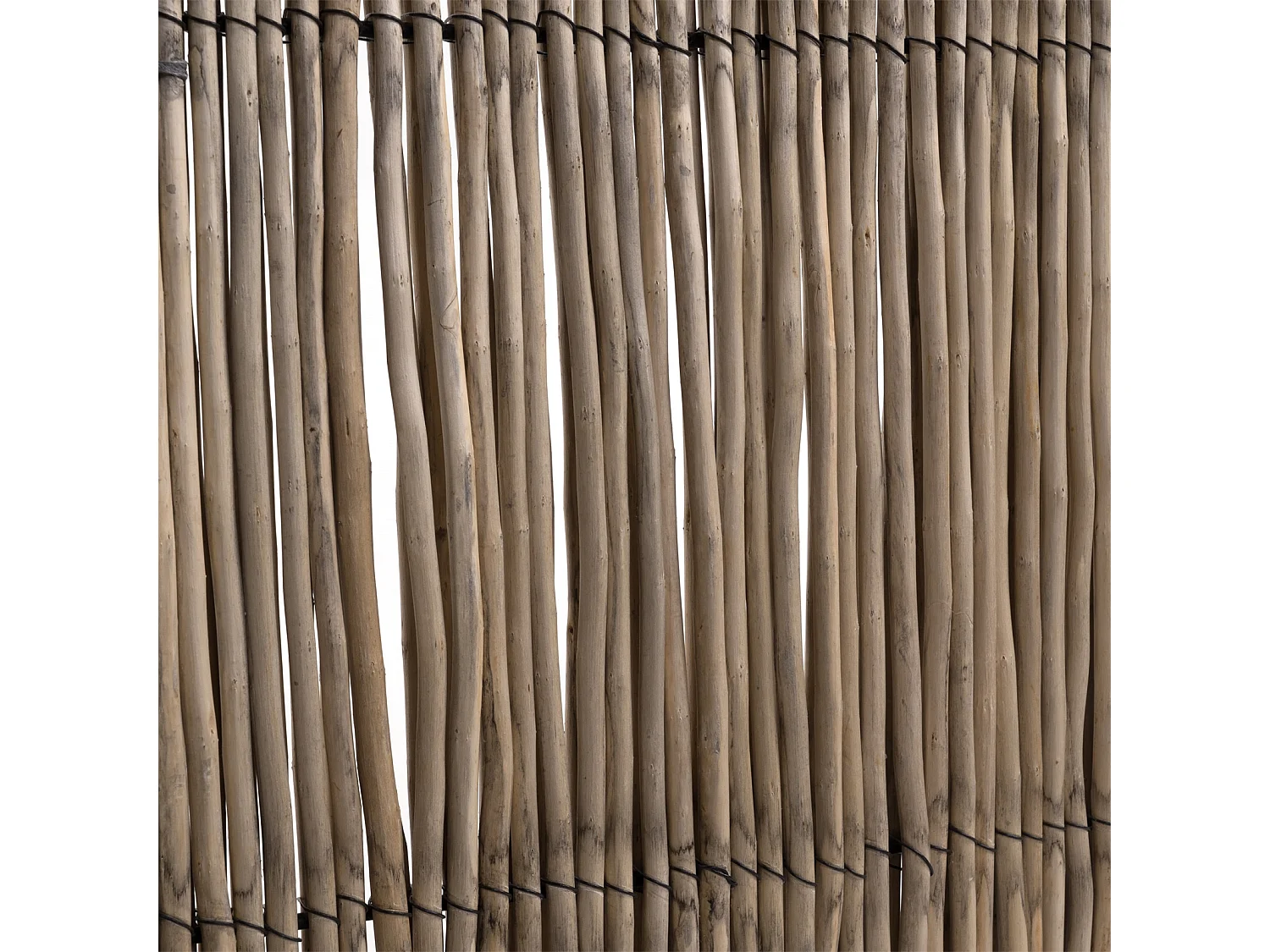 PARAVENT Nature 3-tlg. Weidenzweige grau