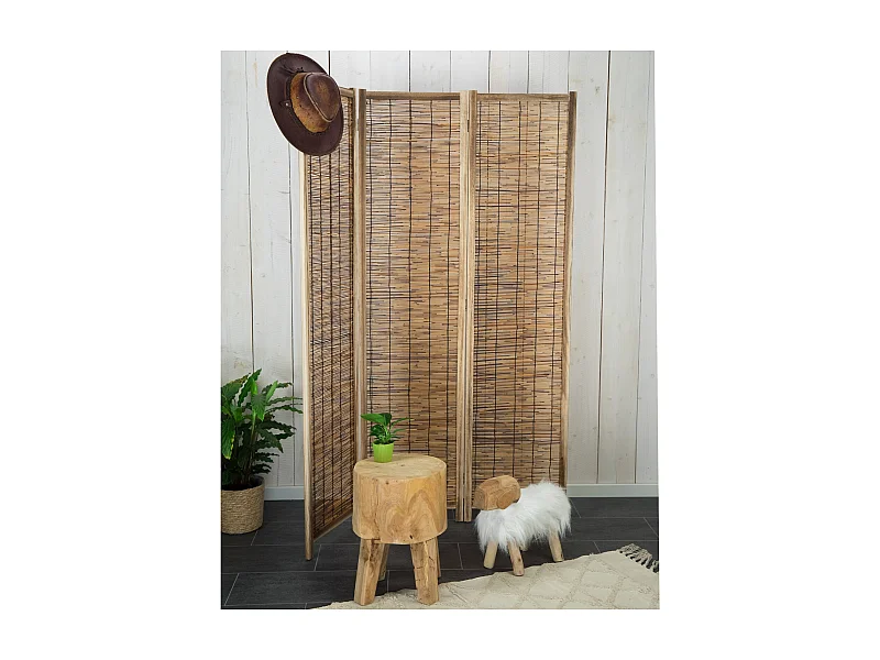 RAUMTEILER  Viva 3-tlg.  Schilfrohr