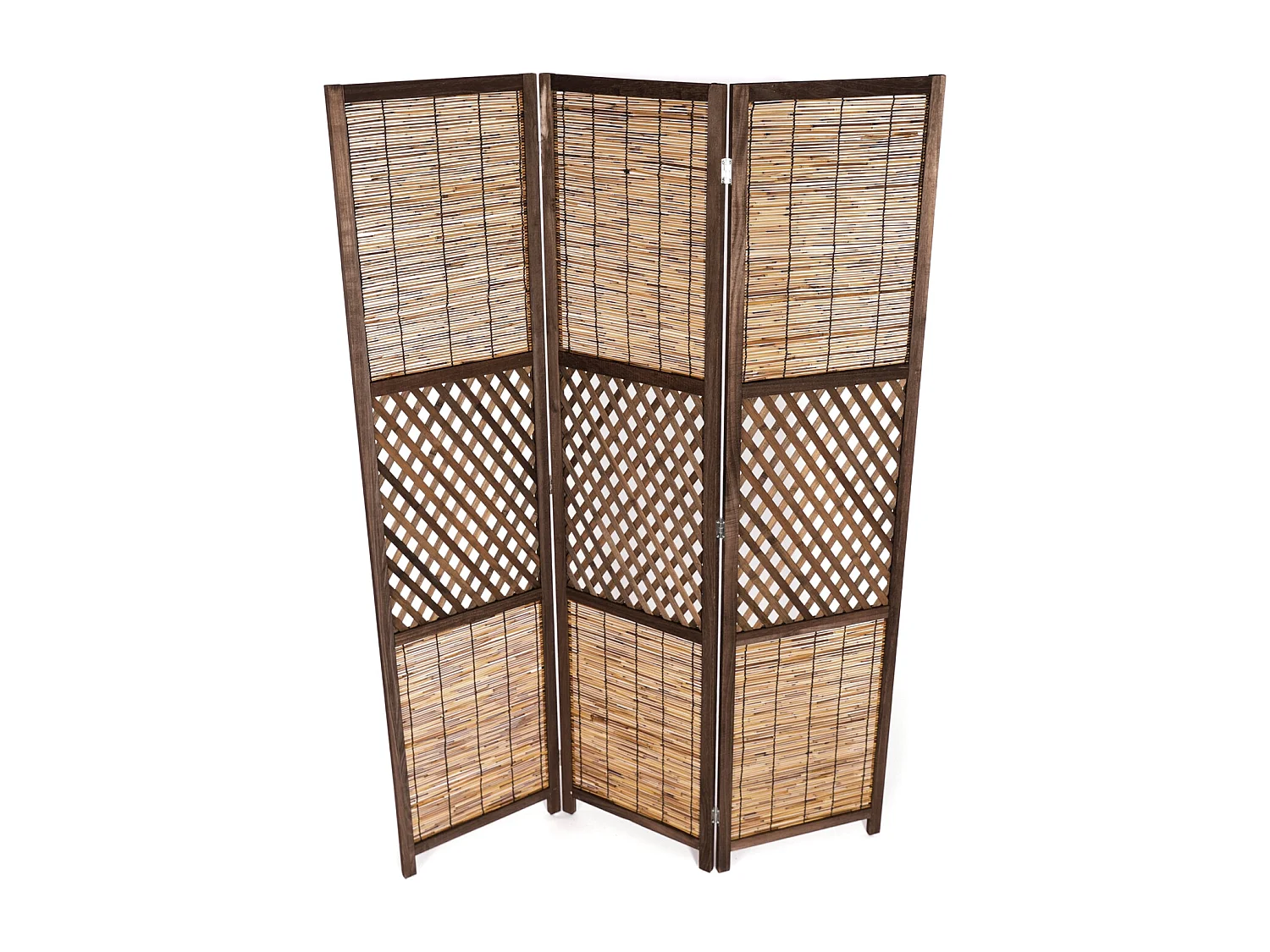 RAUMTEILER  Ambiente 3-tlg. Bambus braun