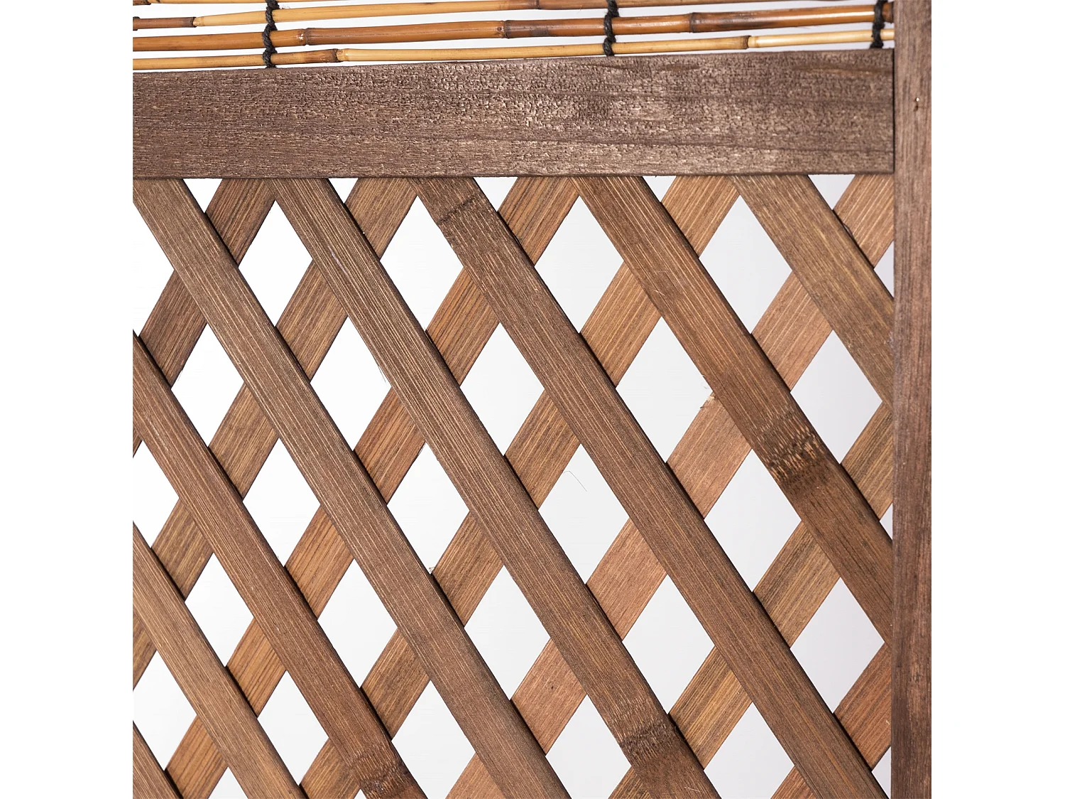 RAUMTEILER  Ambiente 3-tlg. Bambus braun