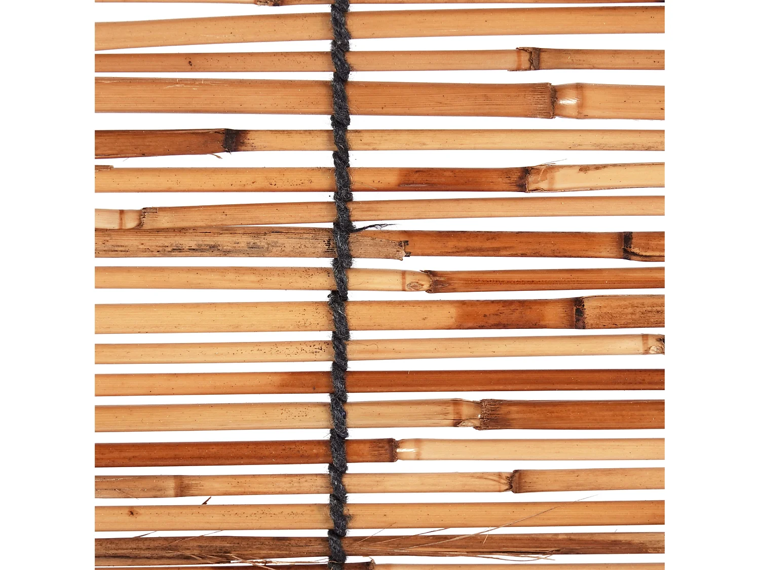 PARAVENT Amara 170x150 cm, bois, roseau, avec pieds de support couleurs naturelles