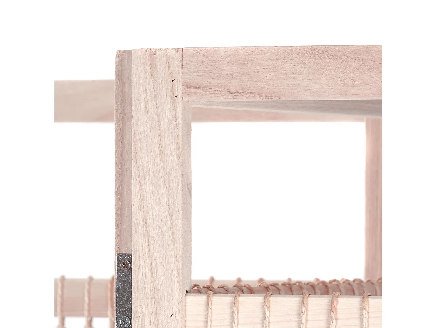 PARAVENT Cosmo 3 pièces. 166x121 cm, bois, noué avec du fil solide natur