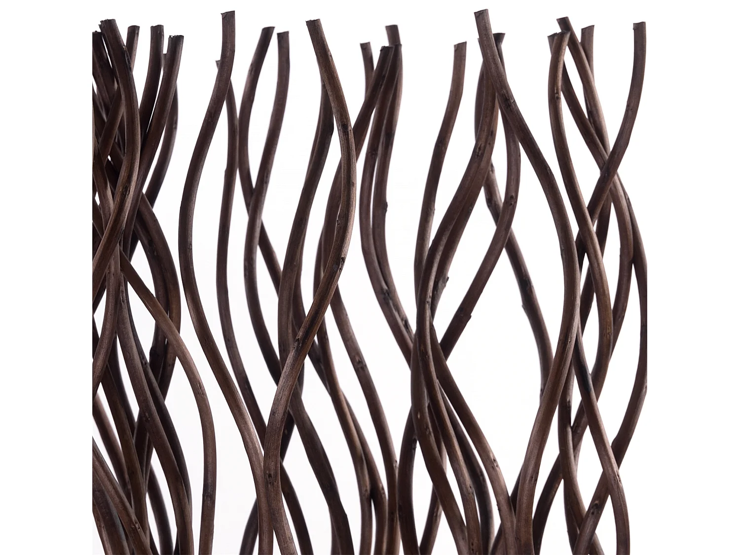 PARAVENT Kinki Bois de saule ondulé braun