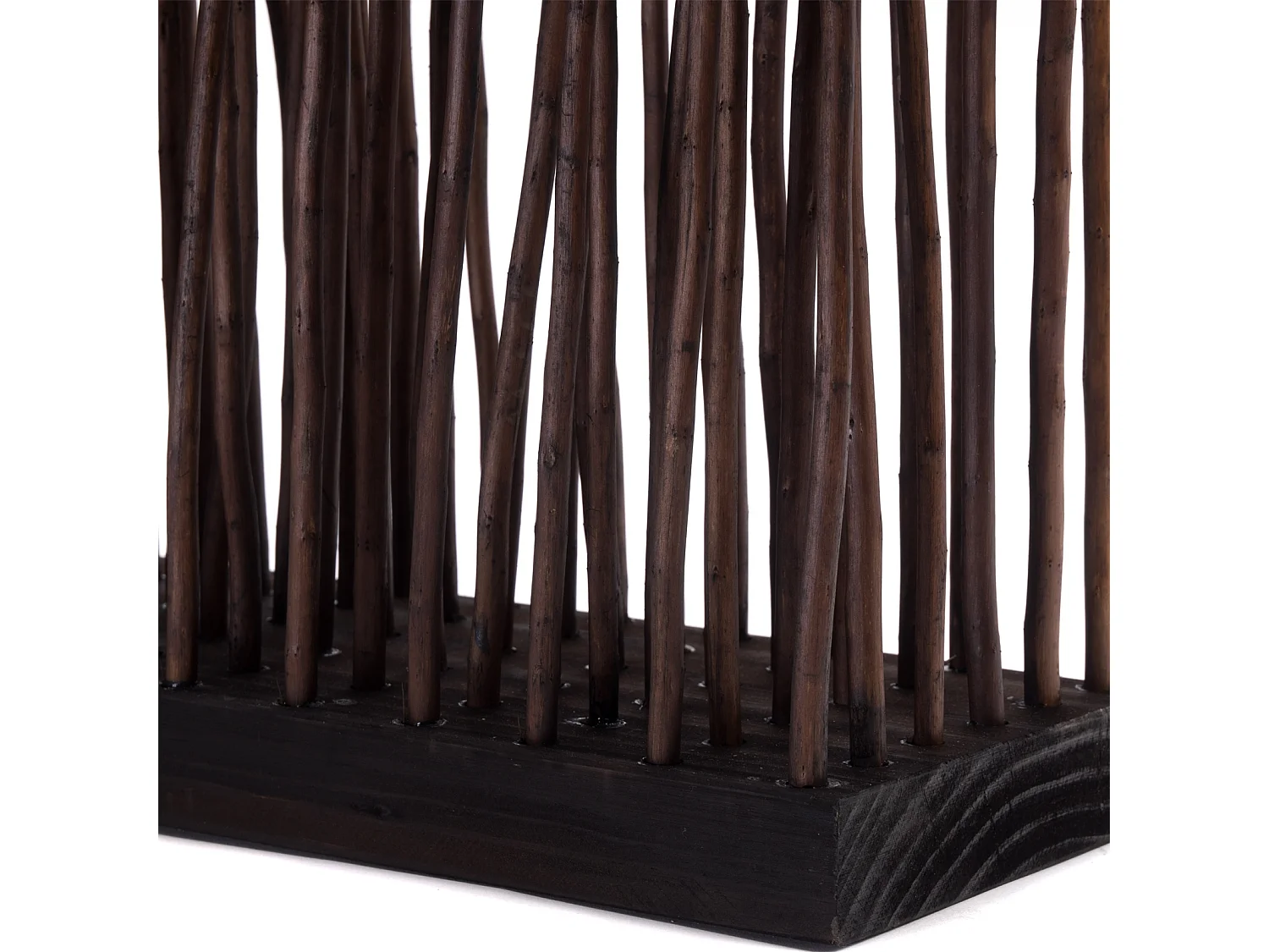 PARAVENT Kinki Bois de saule ondulé braun