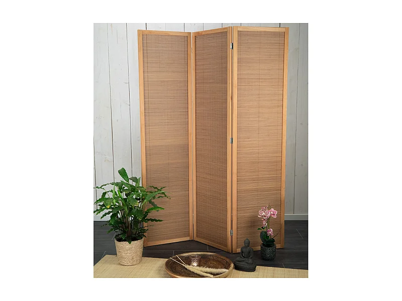 PARAVENT Alara 3 pièces. Bambou