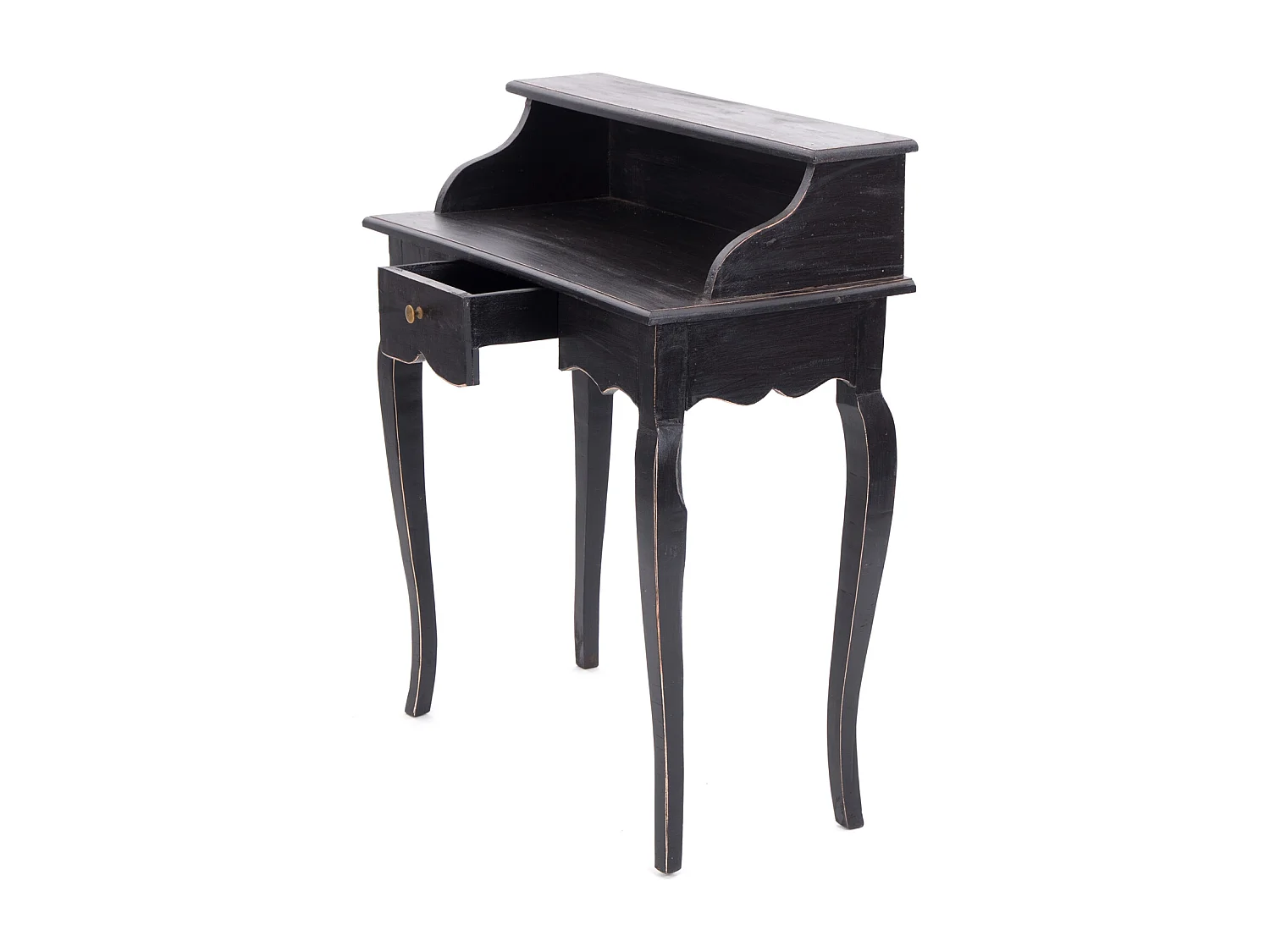 SECRÉTAIRE Napoléon Bois massif en acajou, avec tiroir 09 voodoo - schwarz