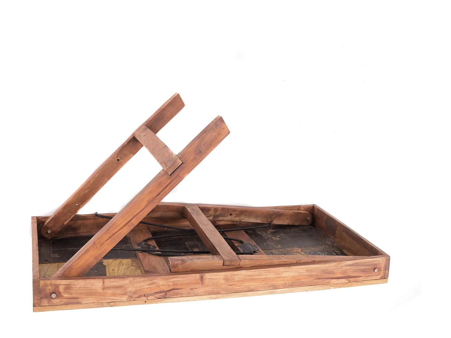 KLAPPTISCH Lupinus Mahagoni Massivholz naturfarben