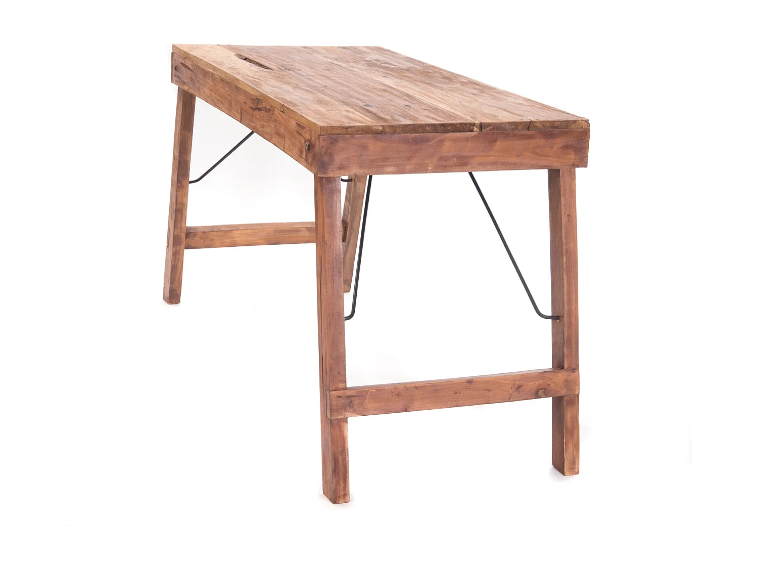 KLAPPTISCH Lupinus Mahagoni Massivholz naturfarben