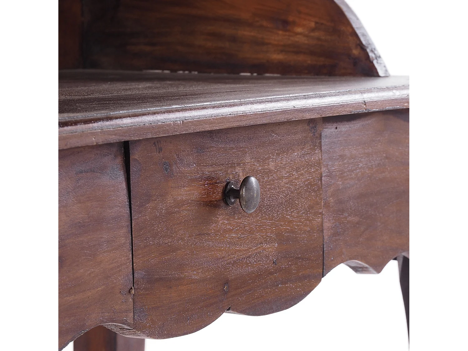 SECRÉTAIRE Napoléon Bois massif en acajou, avec tiroir 03 dunkelbraun