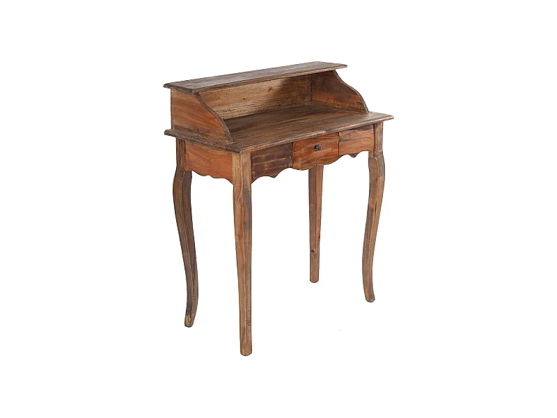 SEKRETÄR Napoleon Mahagoni Massivholz, mit Schublade 02 hellbraun