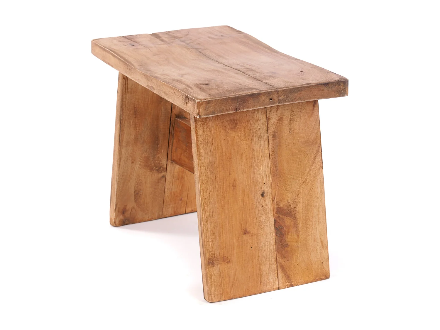 HOCKER SCHEMEL 40 Mahagoni Massivholz 08 honigfarben gewachst