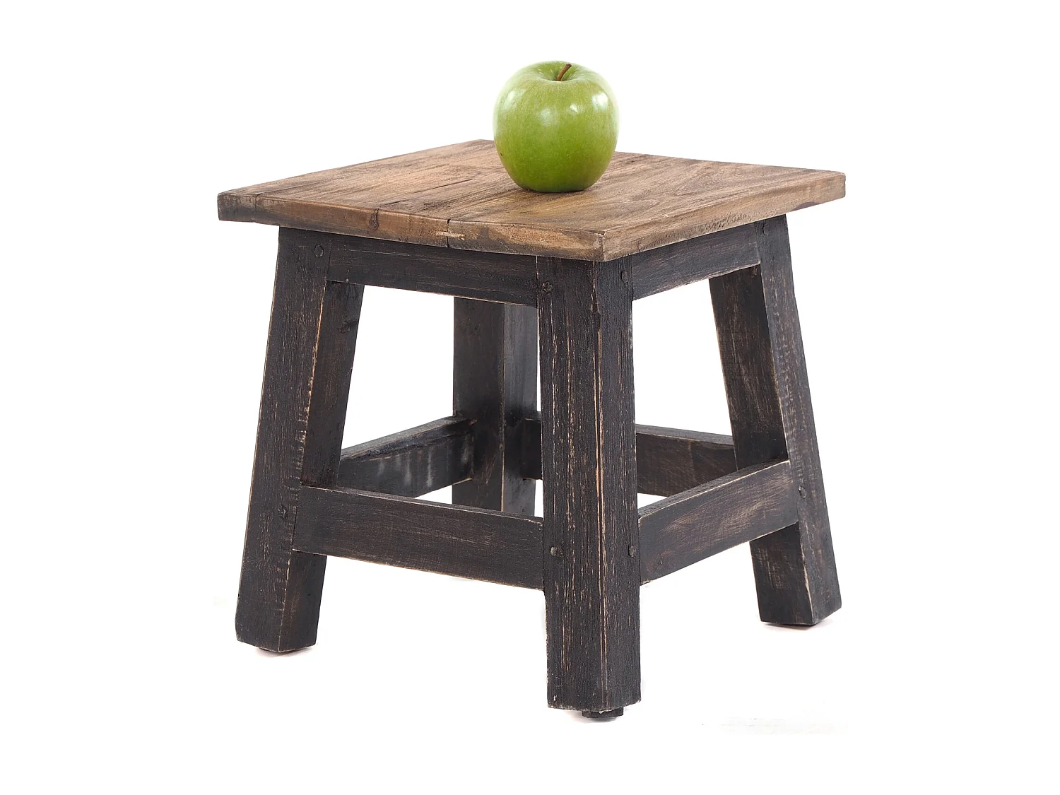 FUSSHOCKER PALO Bois de recyclage en acajou 04 schwarz-natur