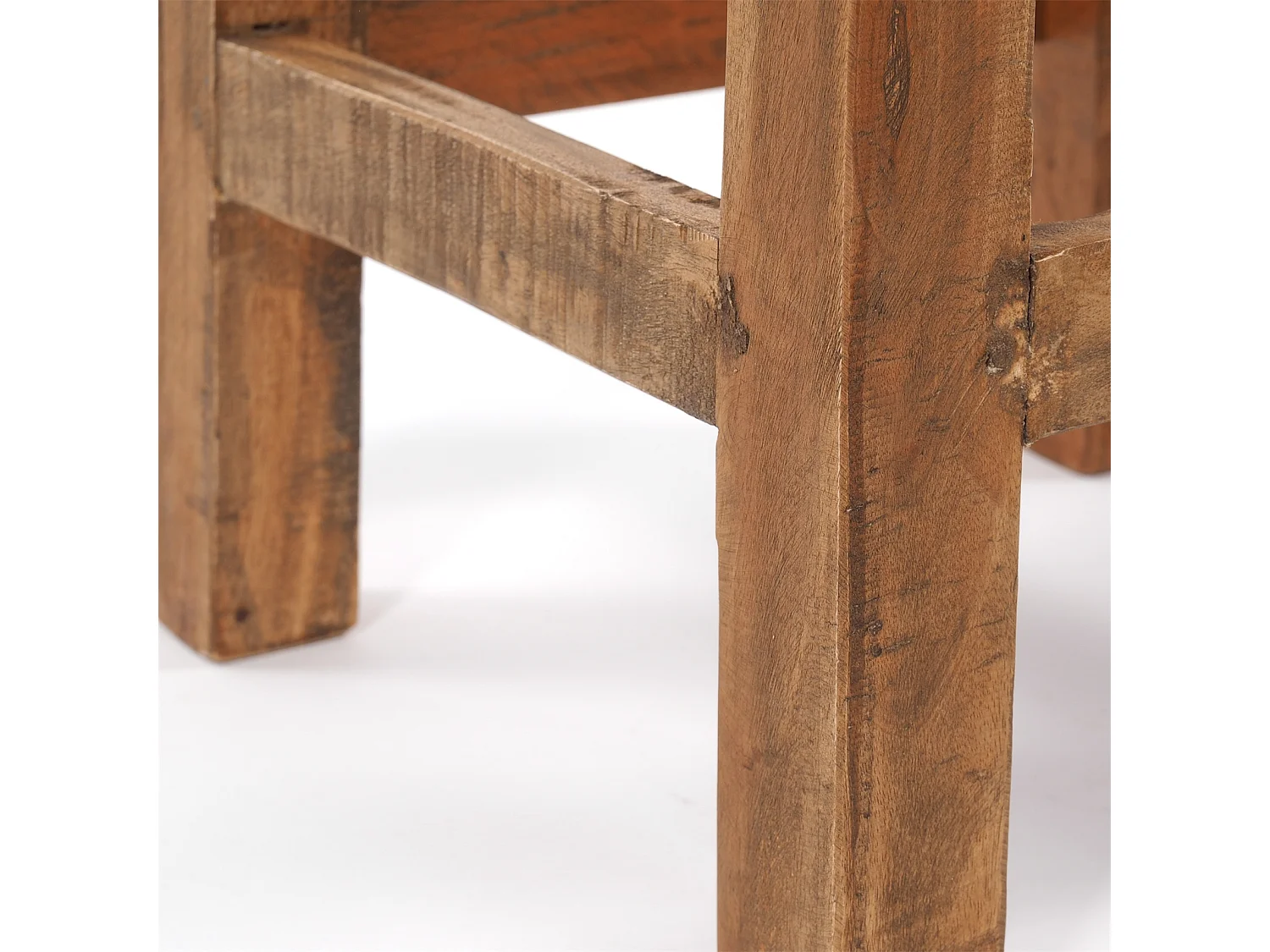 TABOURET Massif 48 Bois de mahogany couleurs naturelles