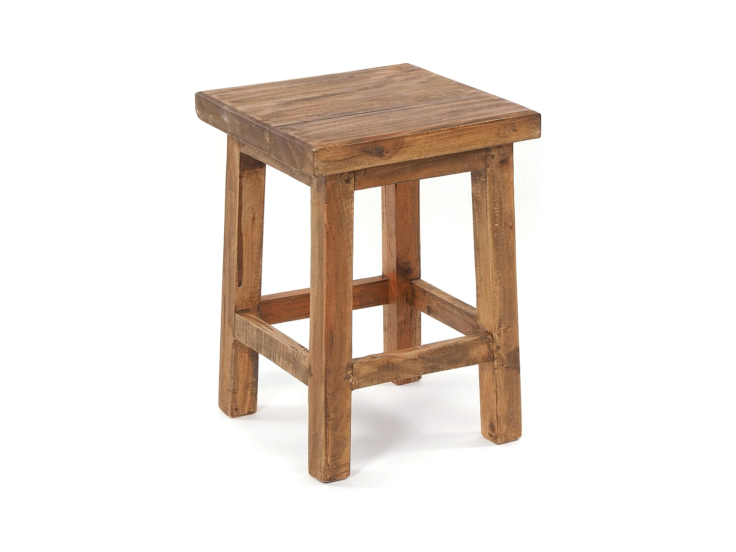 TABOURET Massif 48 Bois de mahogany couleurs naturelles