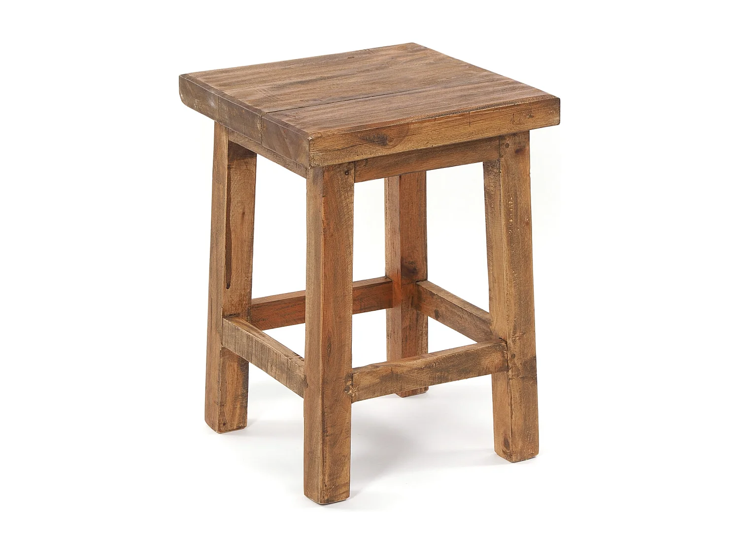 TABOURET Massif 48 Bois de mahogany couleurs naturelles