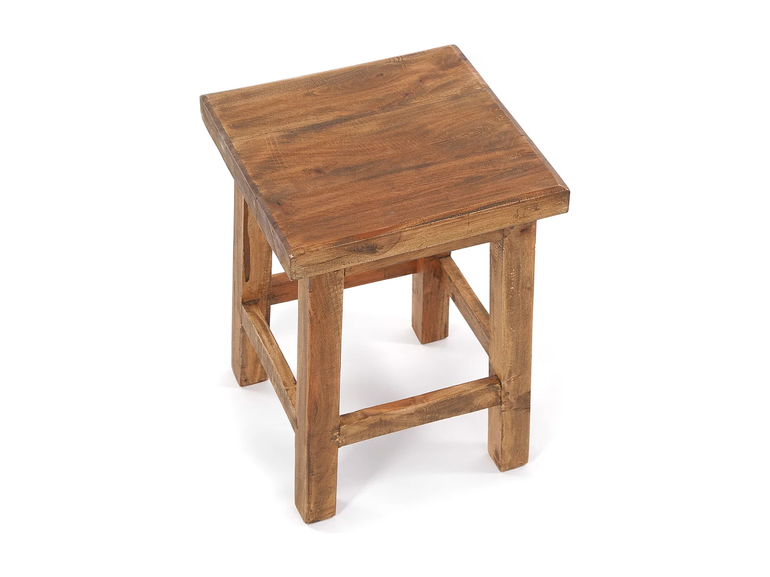 TABOURET Massif 48 Bois de mahogany couleurs naturelles
