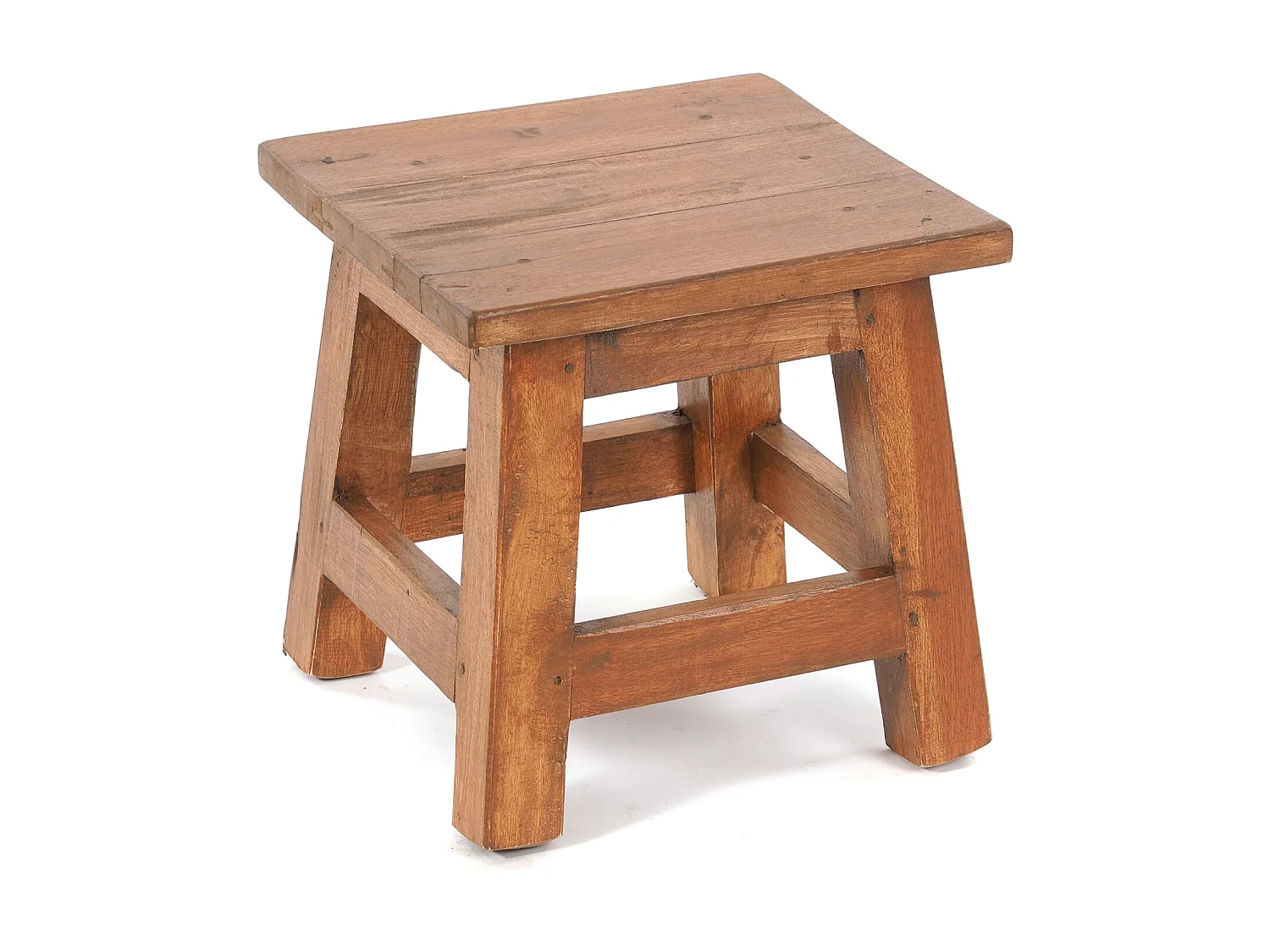 FUSSHOCKER PALO Bois de recyclage en acajou 08 honigfarben gewachst